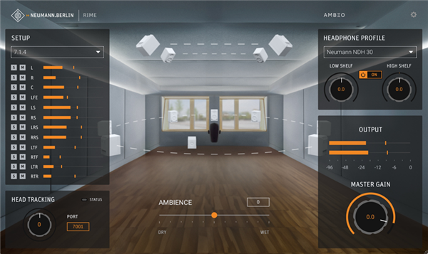 RIME binaural rendering software demonstration