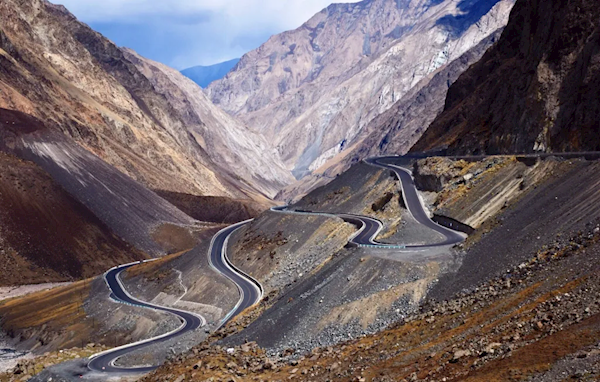 Engineering Against Nature: Tianshan Highway Winter-to-Summer Transition