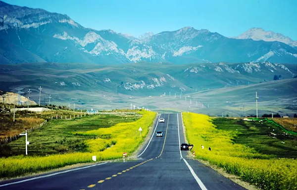 Engineering Against Nature: Tianshan Highway Winter-to-Summer Transition
