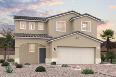 Residence 1792 Exterior Rendering | Bravado by Century Communities | New Homes in North Las Vegas, NV