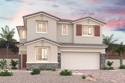 Residence 2119 Exterior Rendering | Bravado by Century Communities | New Homes for Sale in North Las Vegas, NV