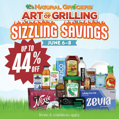 It's the perfect time to load up on deals for all those summer outings and cookouts! Save, enter to win, grill and give back with Natural Grocers.