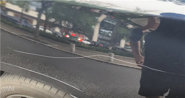 Man caught vandalizing vehicles, captured by Sentry Mode