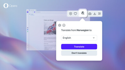 Opera x Opera GX_Built-in translation