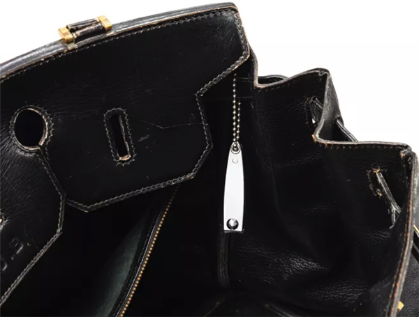 Detail of the Original Hermès Birkin Prototype