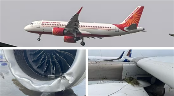 Air India Airbus A320 Runway Excursion: Engine Damage, Tire Burst