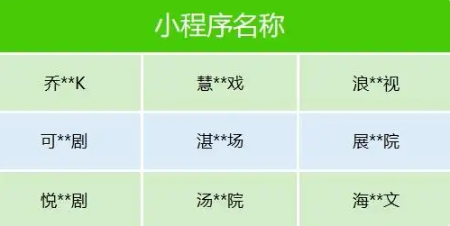 Sanctioned WeChat mini-programs