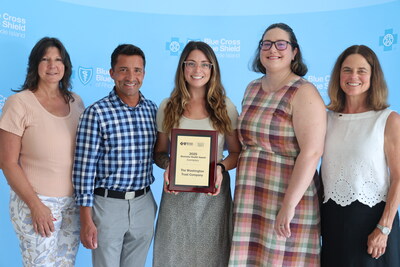 Washington Trust employees at the 2025 Worksite Health Awards ceremony.