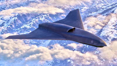 Artist rendering of Lockheed Martin Skunk Works® Vectis, a Group 5 survivable and lethal collaborative combat aircraft (CCA).