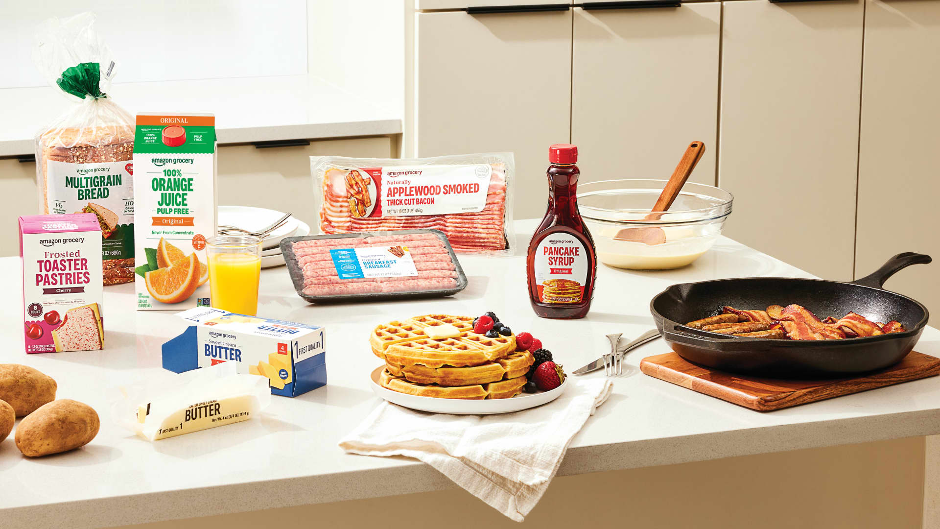 Amazon Launches Private-Label Grocery Brand with Most Items Under 