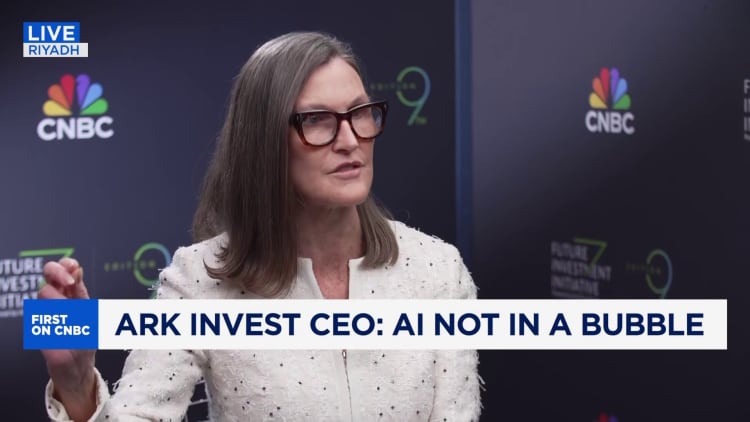 Cathie Wood Warns of Market Correction, Dismisses AI Bubble'I do not believe AI is in a bubble,' says Ark Invest's Cathie Wood