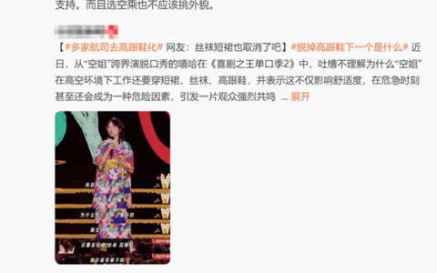 "Online Petition Urges Flight Attendants to Ditch Heels; Luo Yonghao Supports, but Cautions Against Appearance-Based Criticism"